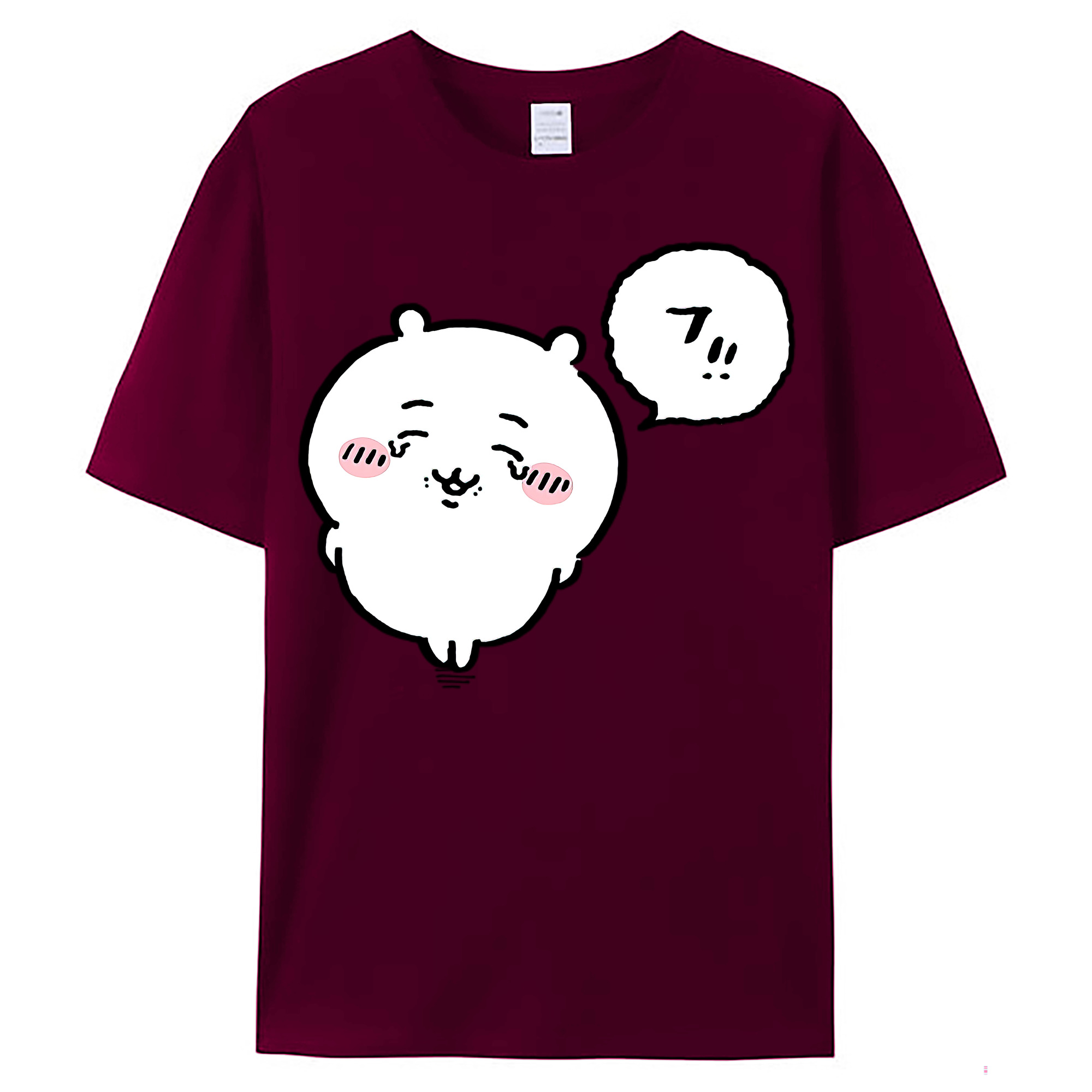 （画像用） ちいかわ ちいかわ Chii-kawa chiikawa レディースカジュアルプリントTシャツ（綿100％）